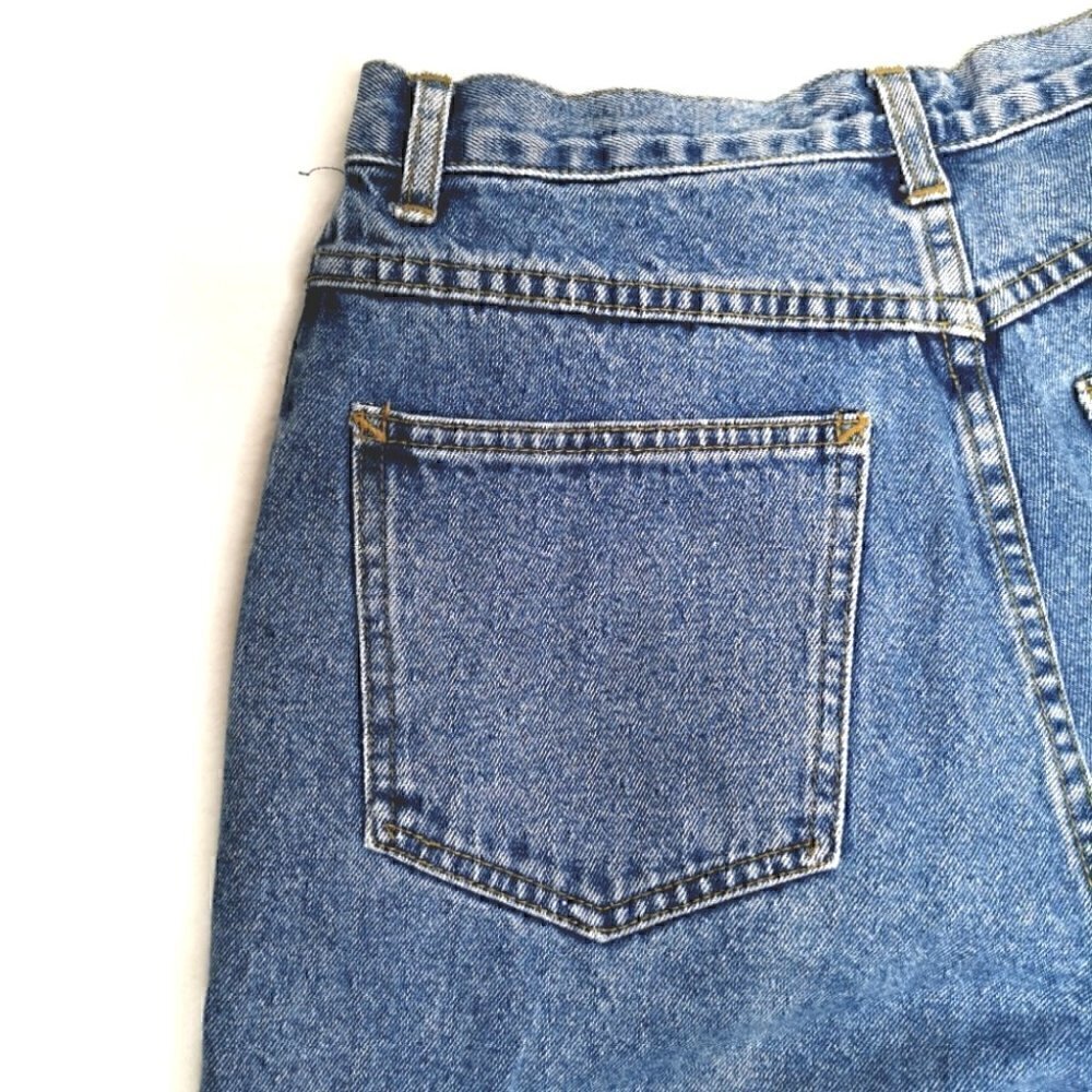 Bill Blass Vintage EUC Trendy High Rise Mom Pants Jeans Cotton Big Pockets - Picture 10 of 12